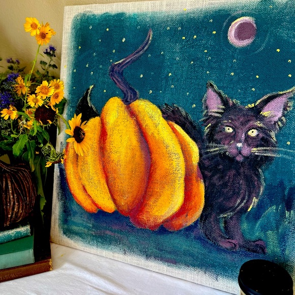 Whimsy Black 🐈⬛ kitty decor - Picture 2 of 3